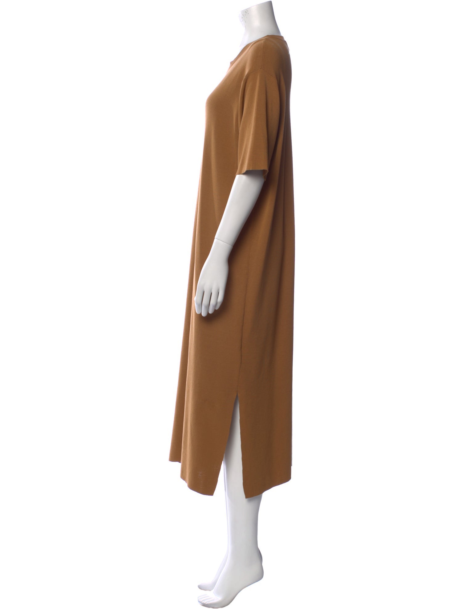 Eric Bompard Crew Neck Long Dress