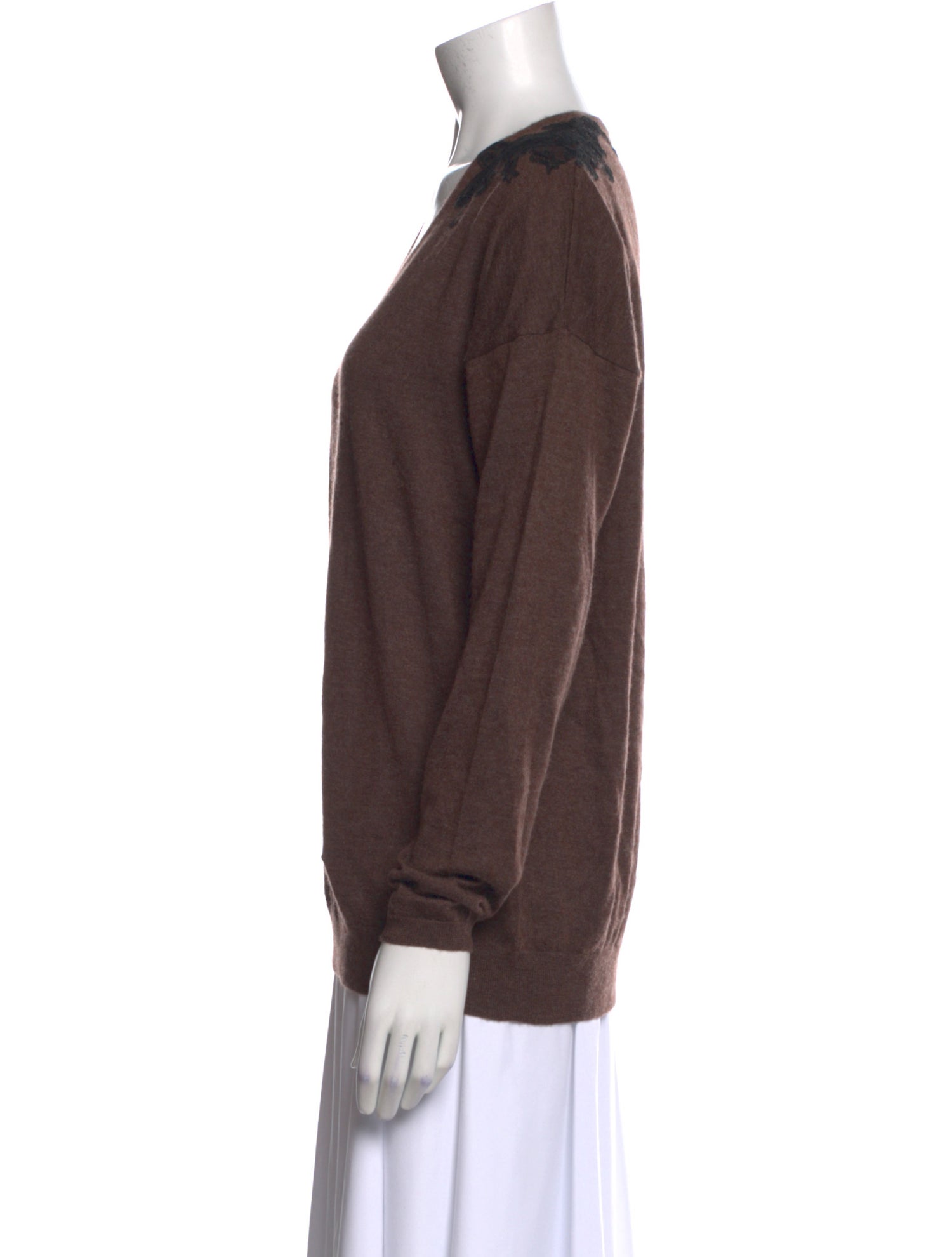 Eric Bompard Cashmere V-Neck Sweater
