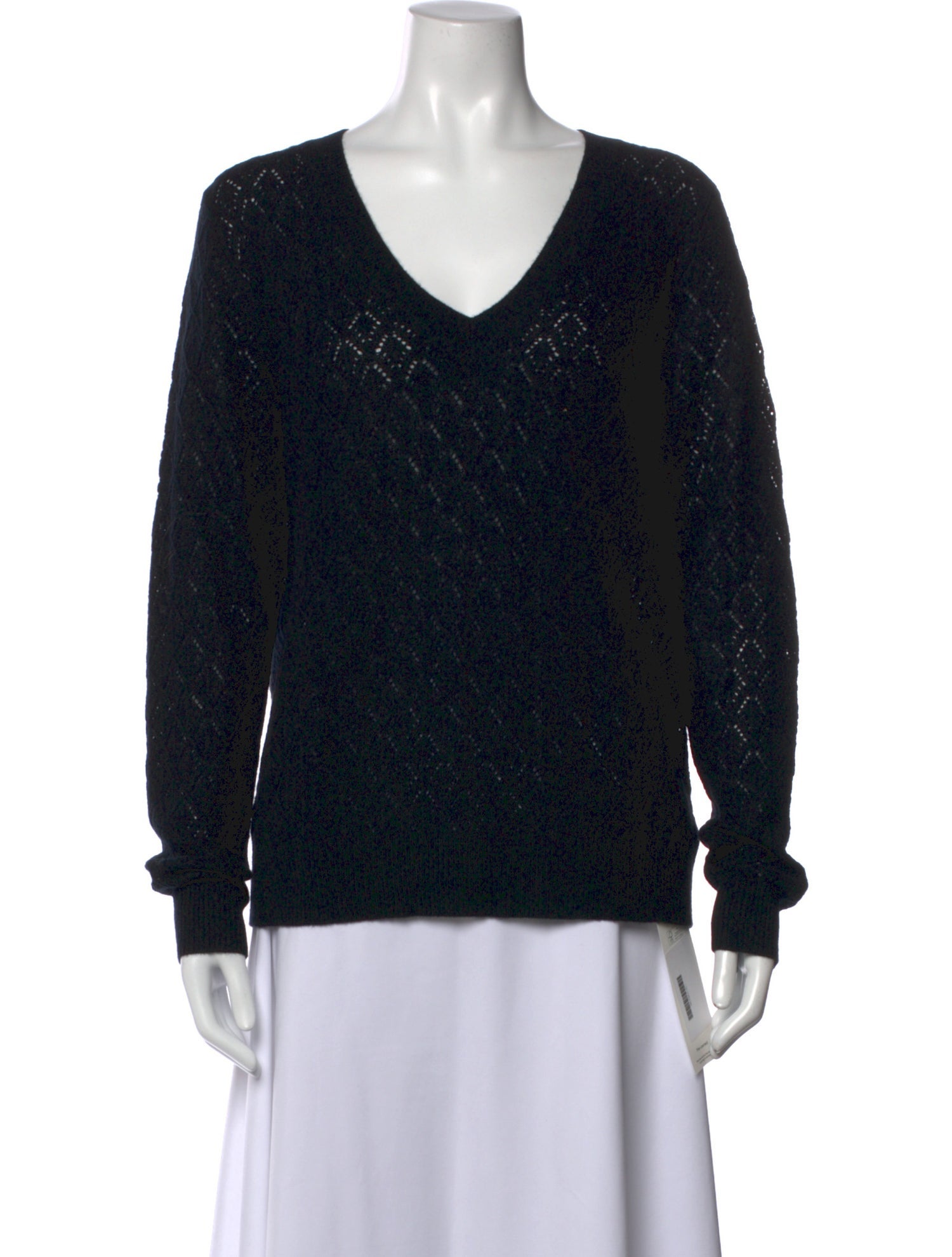 Eric Bompard Cashmere Patterned Sweater