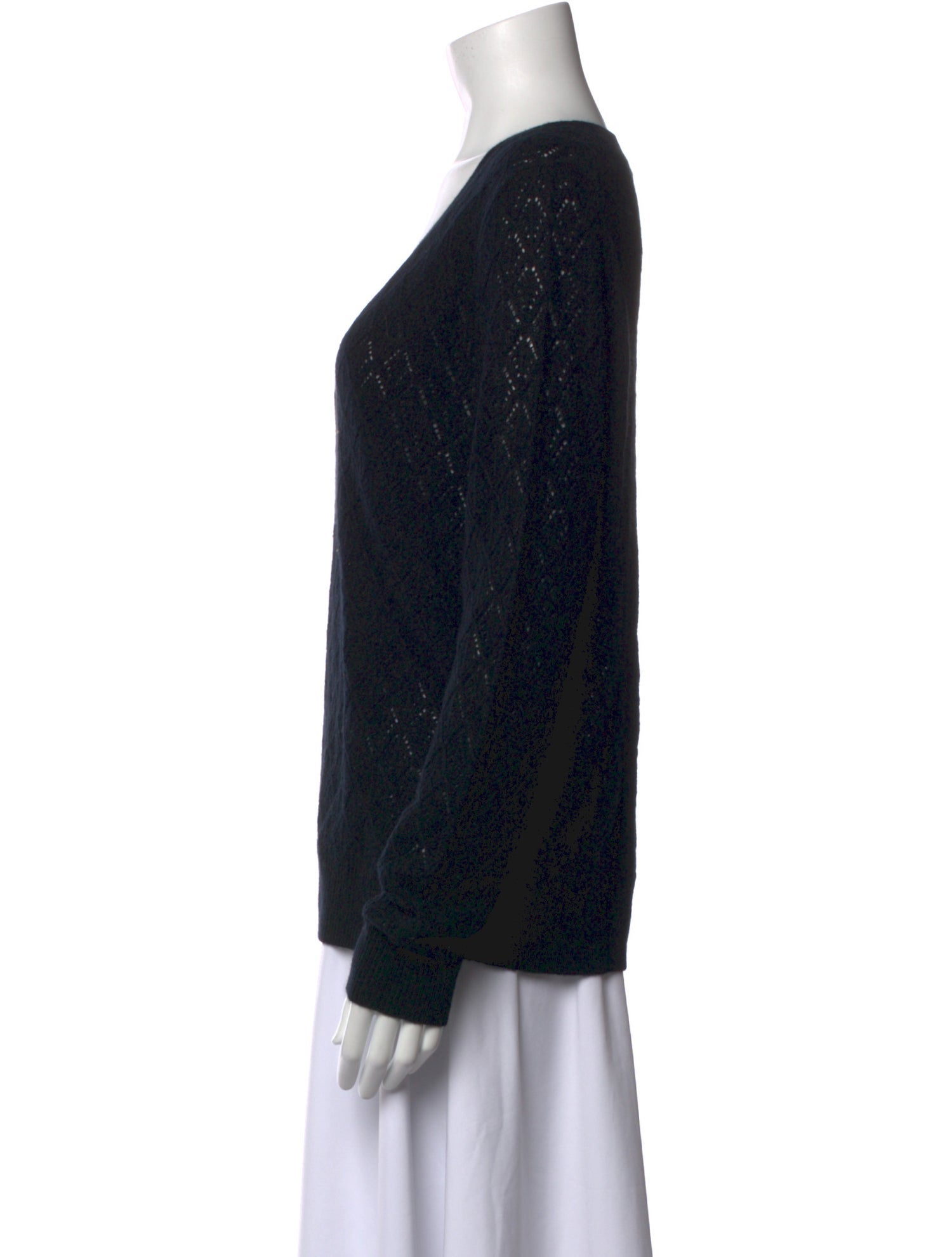 Eric Bompard Cashmere Patterned Sweater