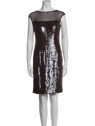 Eric Gaskins Silk Knee-Length Dress
