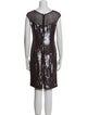 Eric Gaskins Silk Knee-Length Dress