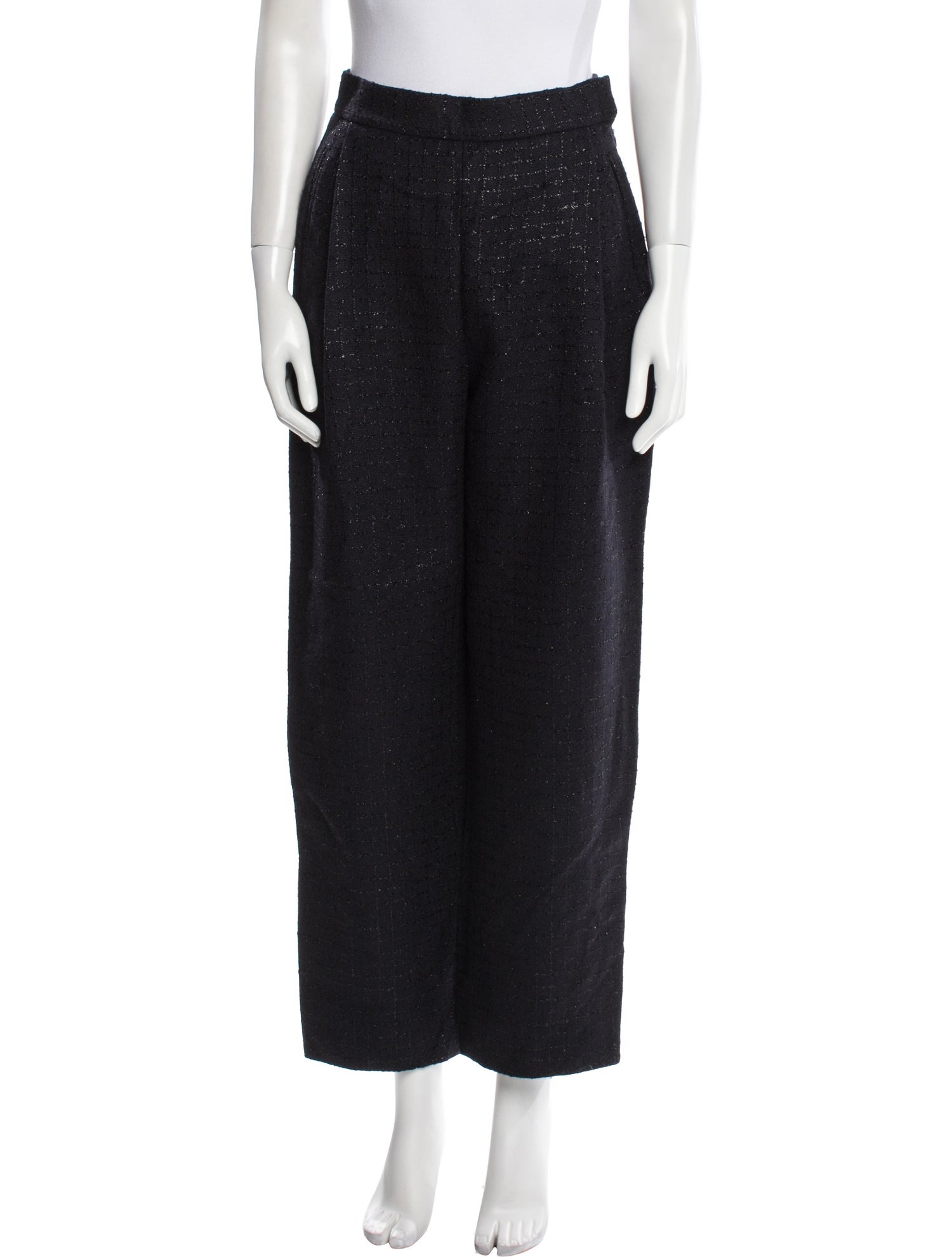Eric Gaskins Wool Wide Leg Pants
