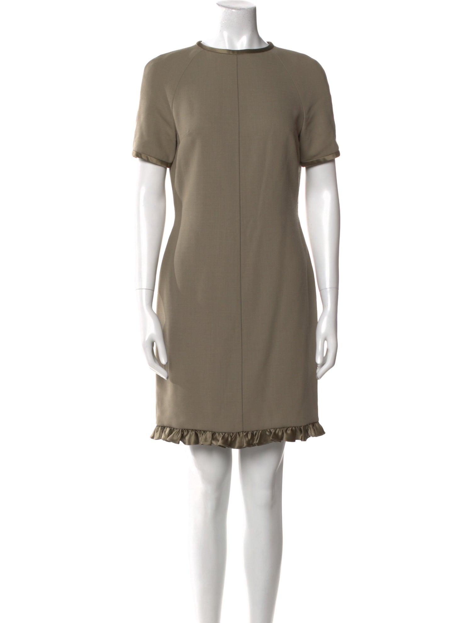 Eric Gaskins Wool Mini Dress