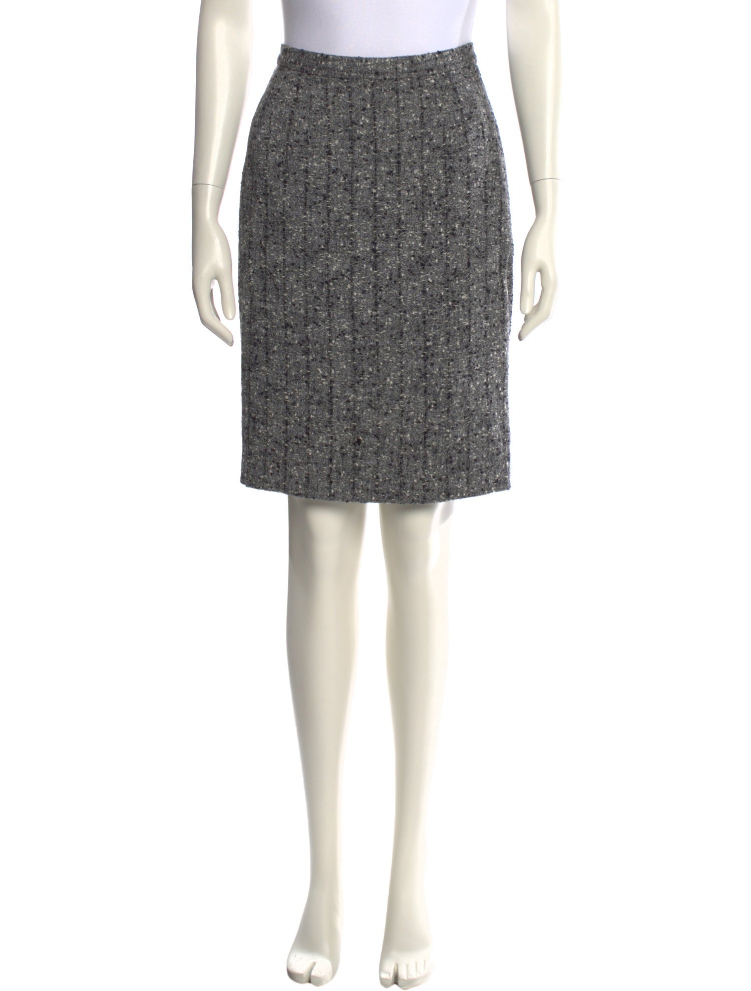 Eric Gaskins Wool Knee-Length Skirt