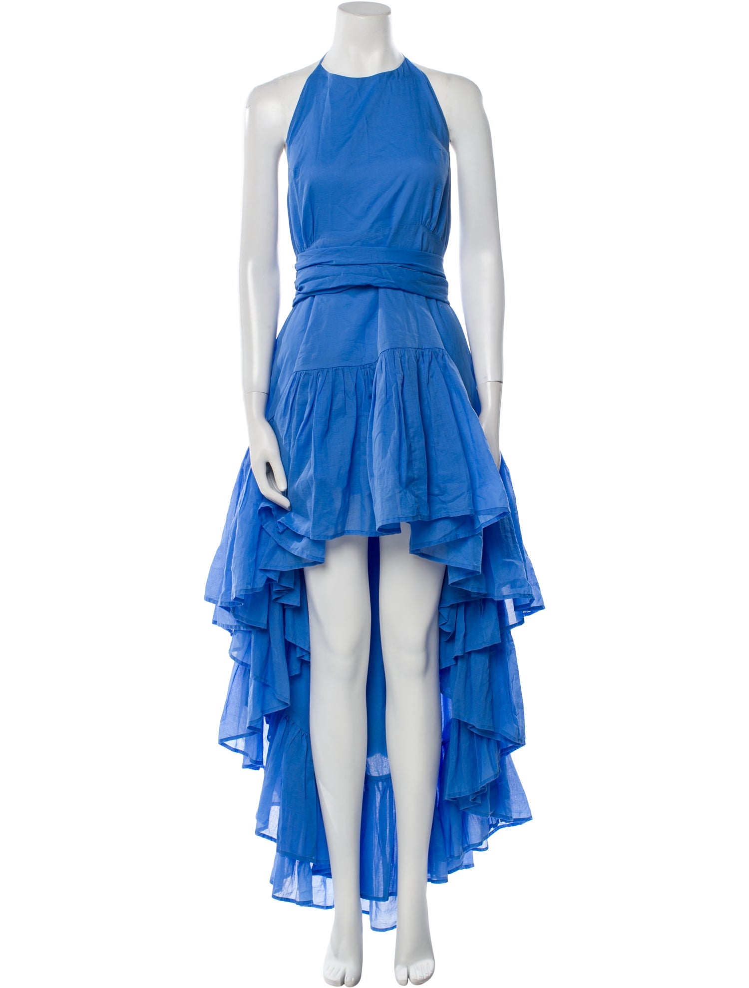 Erika Peña Halterneck Long Dress