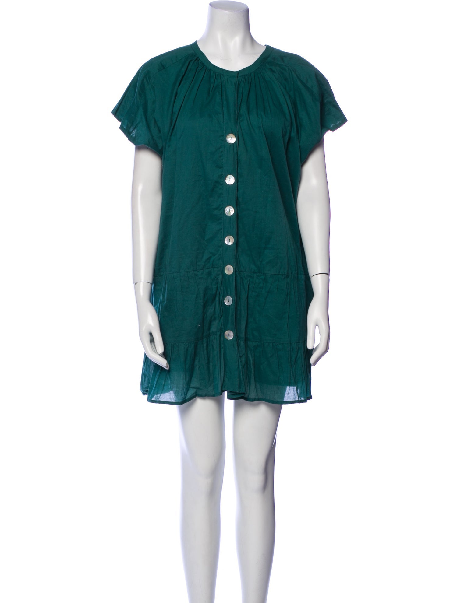 Erika Peña Crew Neck Mini Dress