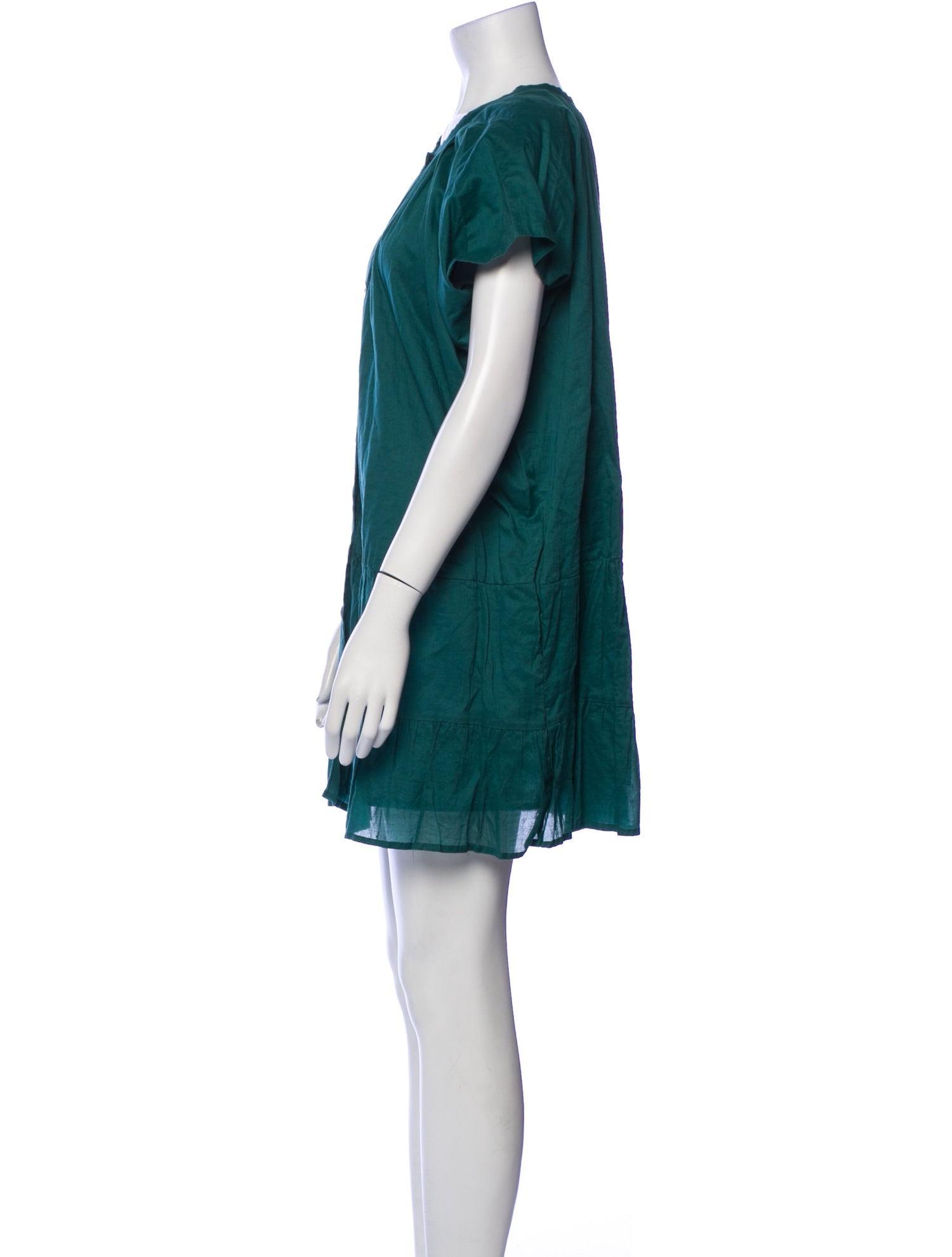 Erika Peña Crew Neck Mini Dress