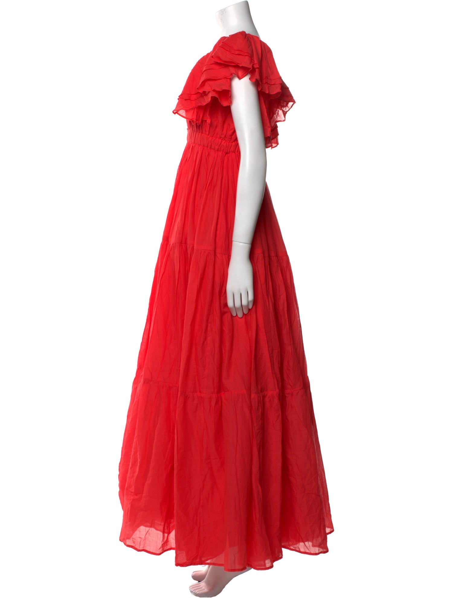 Erika Peña V-Neck Long Dress w/ Tags