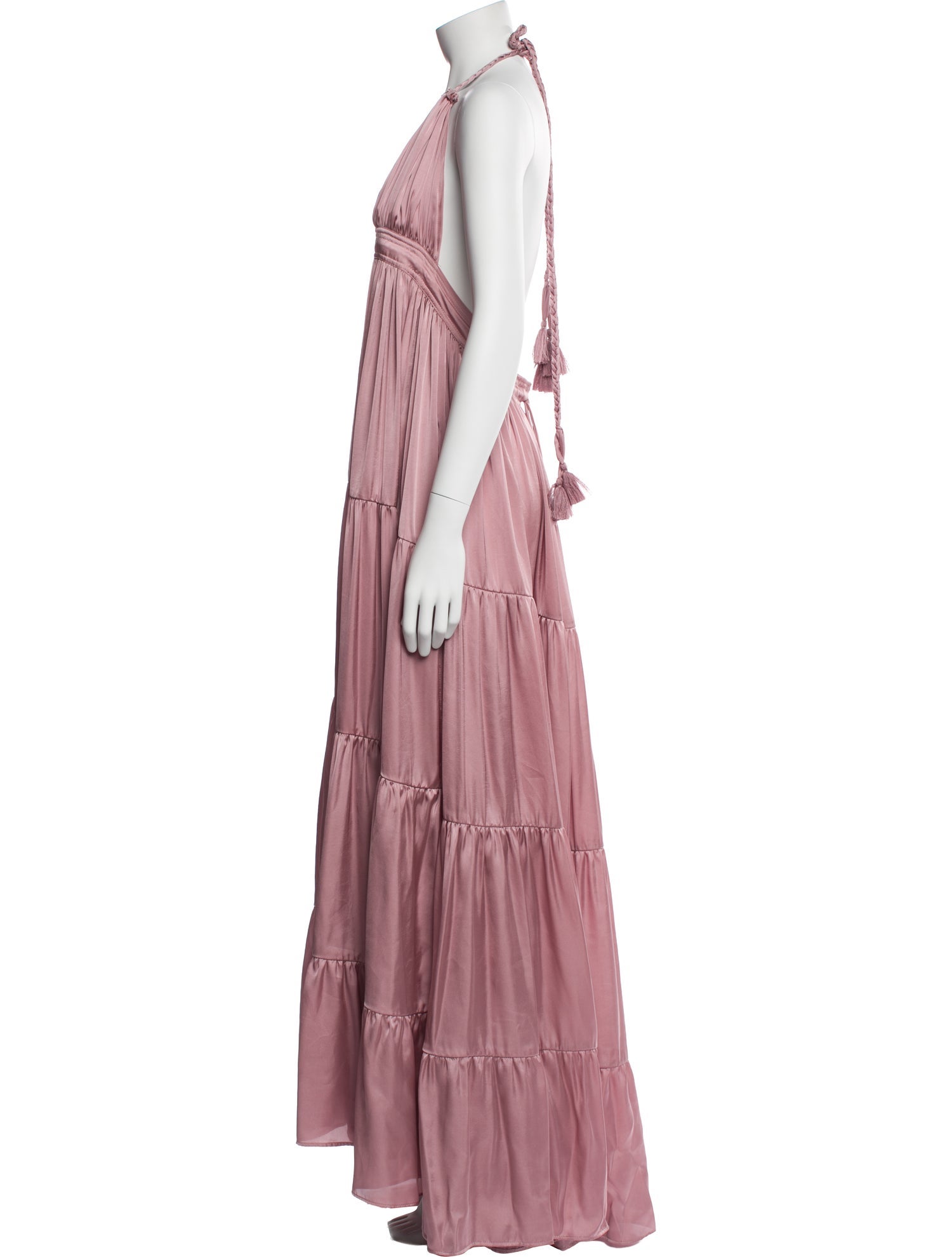 Erika Peña Halterneck Long Dress