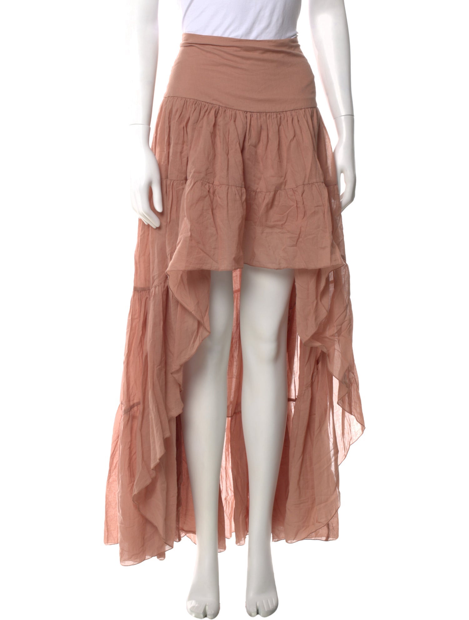 Erika Peña Ruffle Embellishment Long Skirt w/ Tags