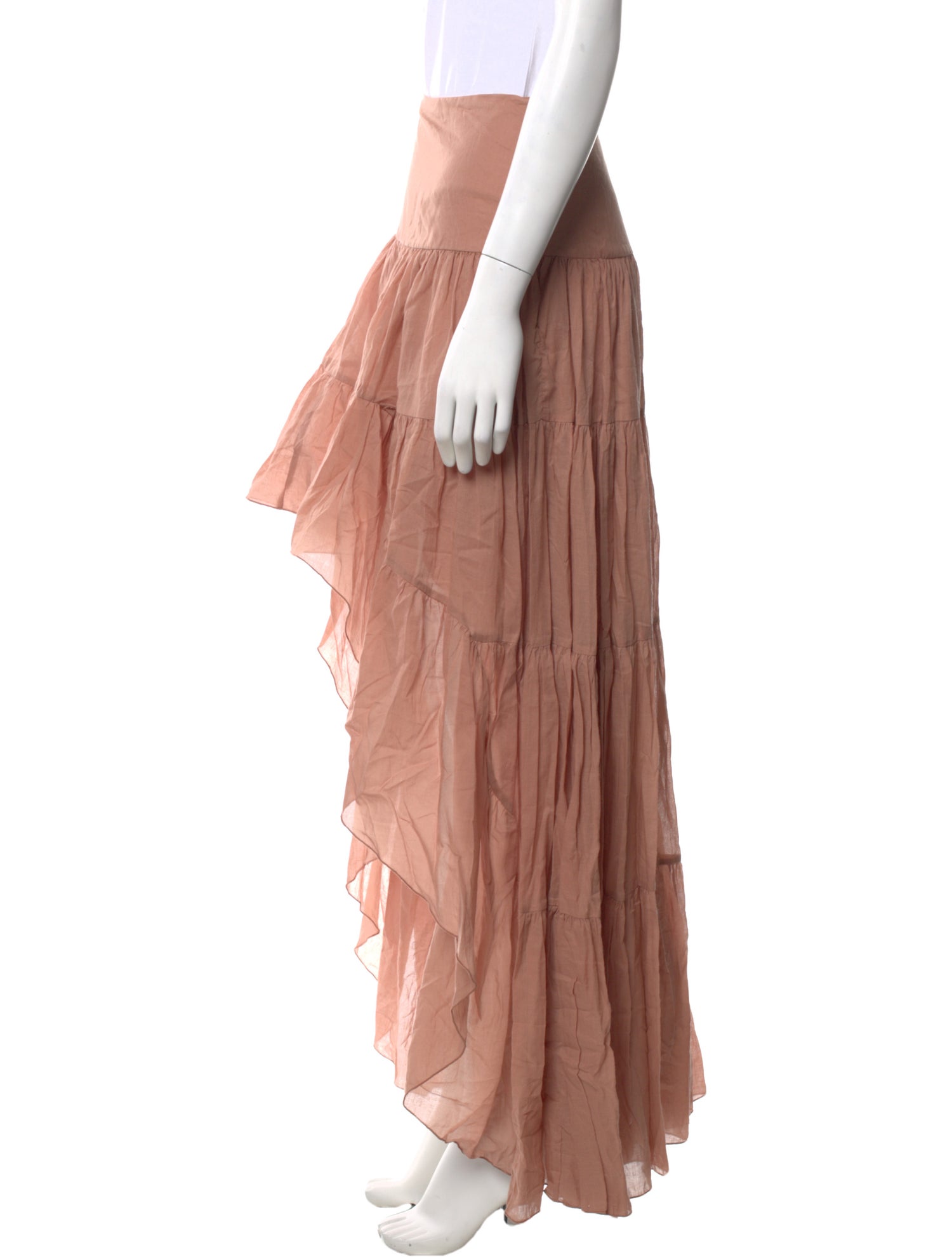 Erika Peña Ruffle Embellishment Long Skirt w/ Tags