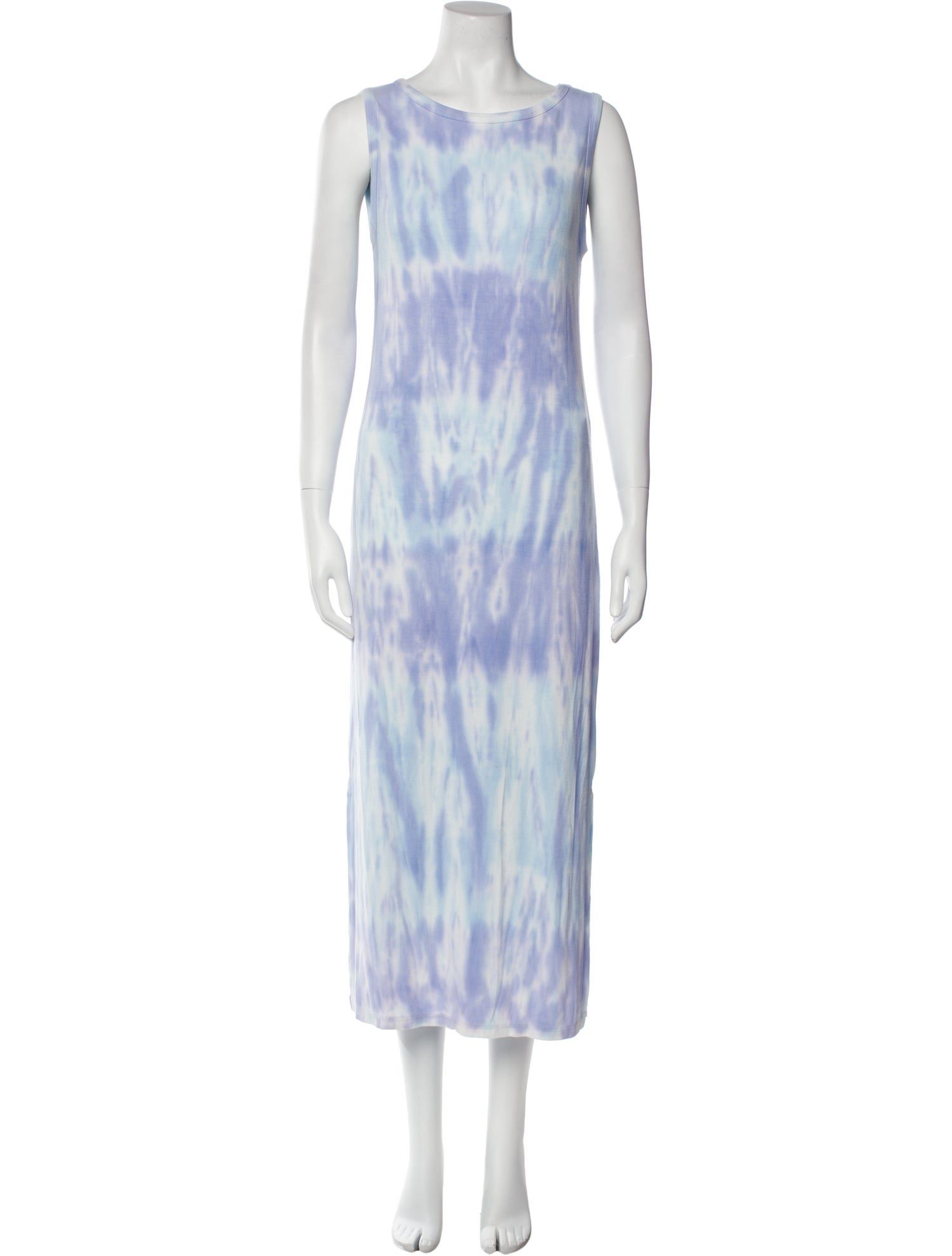 Electric & Rose Tie-Dye Print Long Dress w/ Tags
