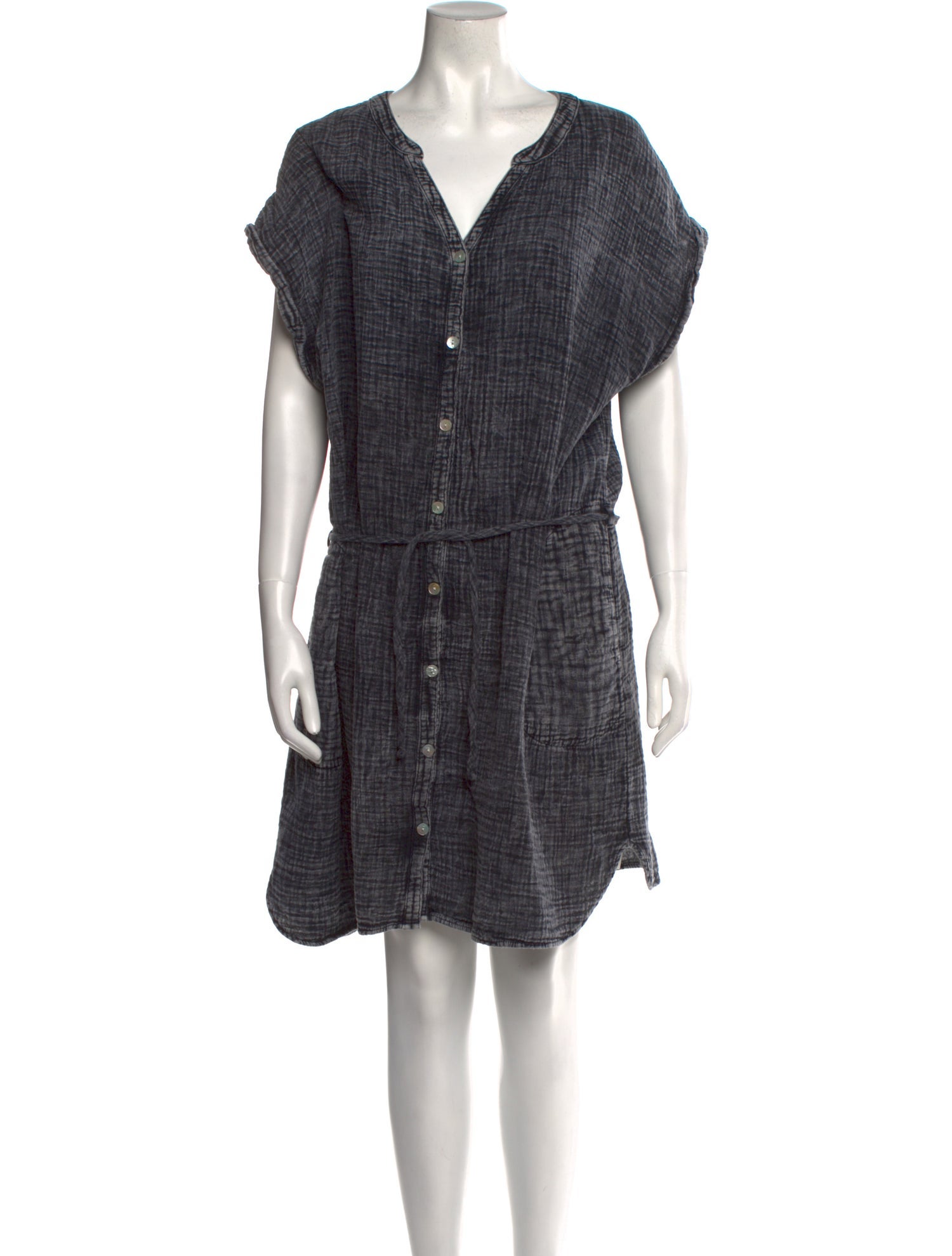 Electric & Rose Plaid Print Mini Dress