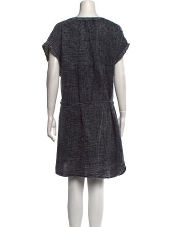 Electric & Rose Plaid Print Mini Dress