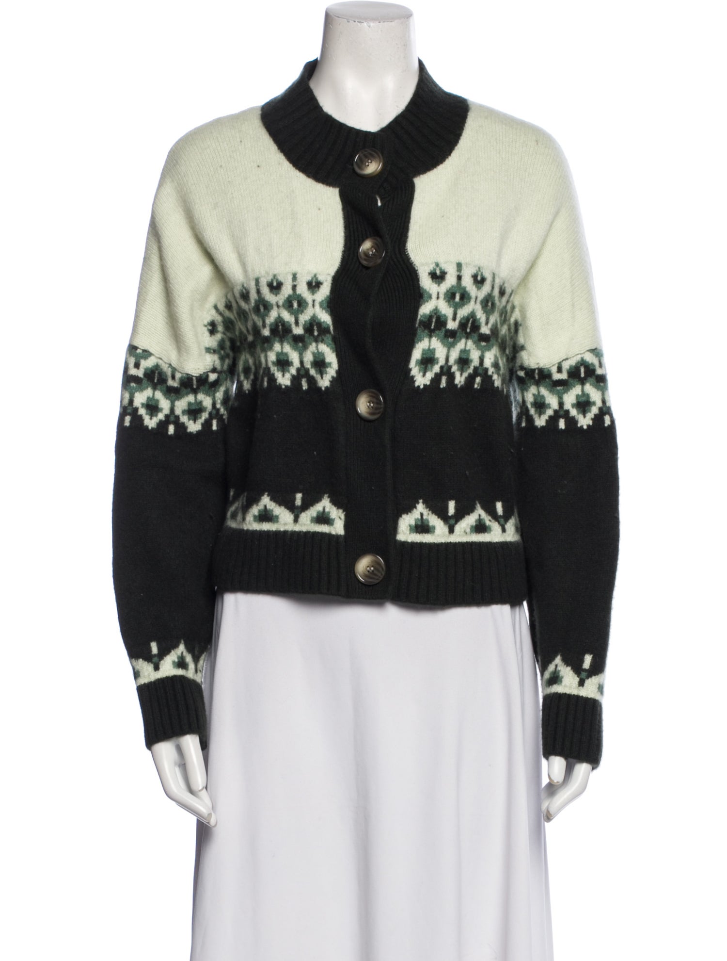 Electric & Rose Merino Wool Printed Sweater