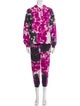 Electric & Rose Tie-Dye Print Lounge Set