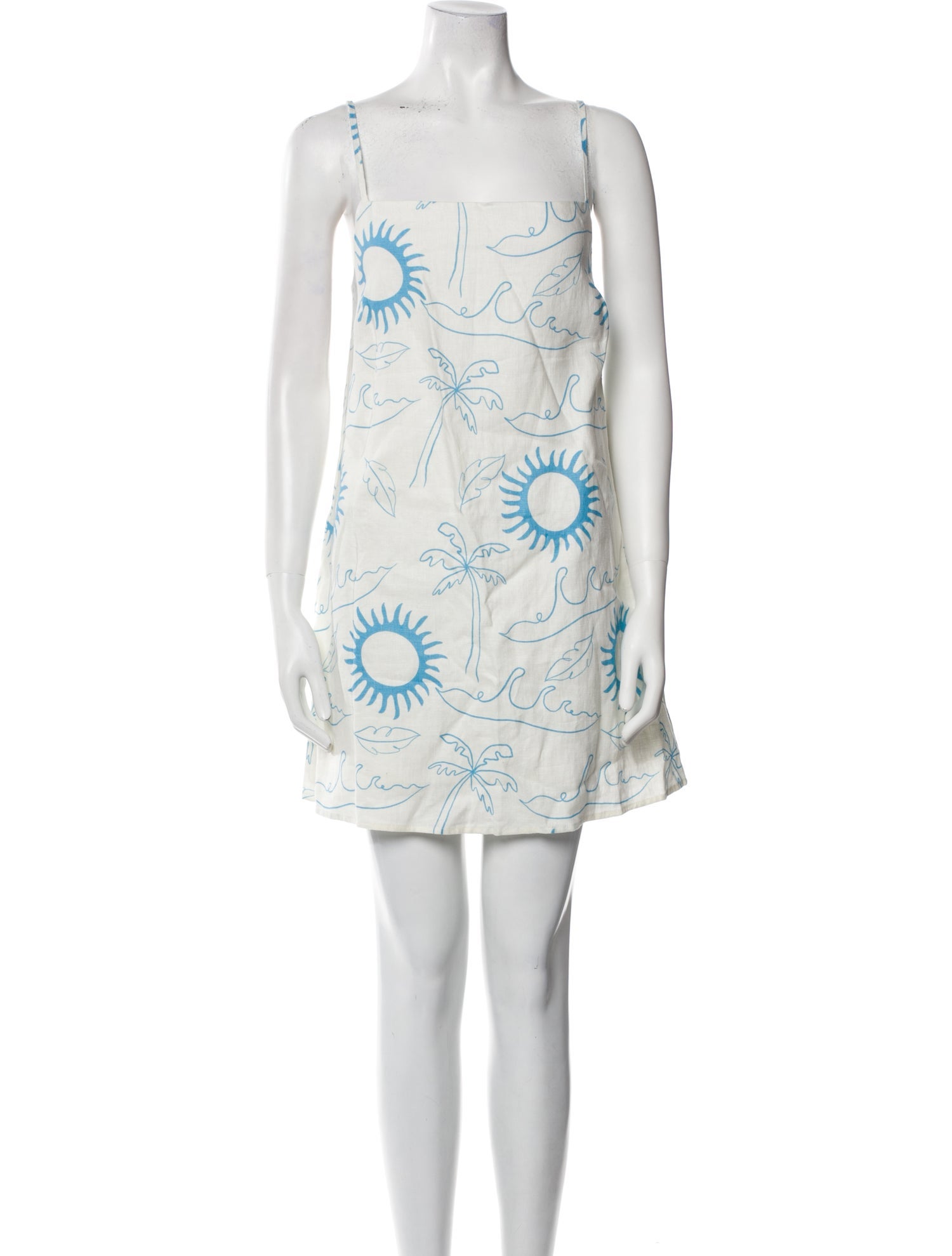 Electric & Rose Linen Mini Dress w/ Tags