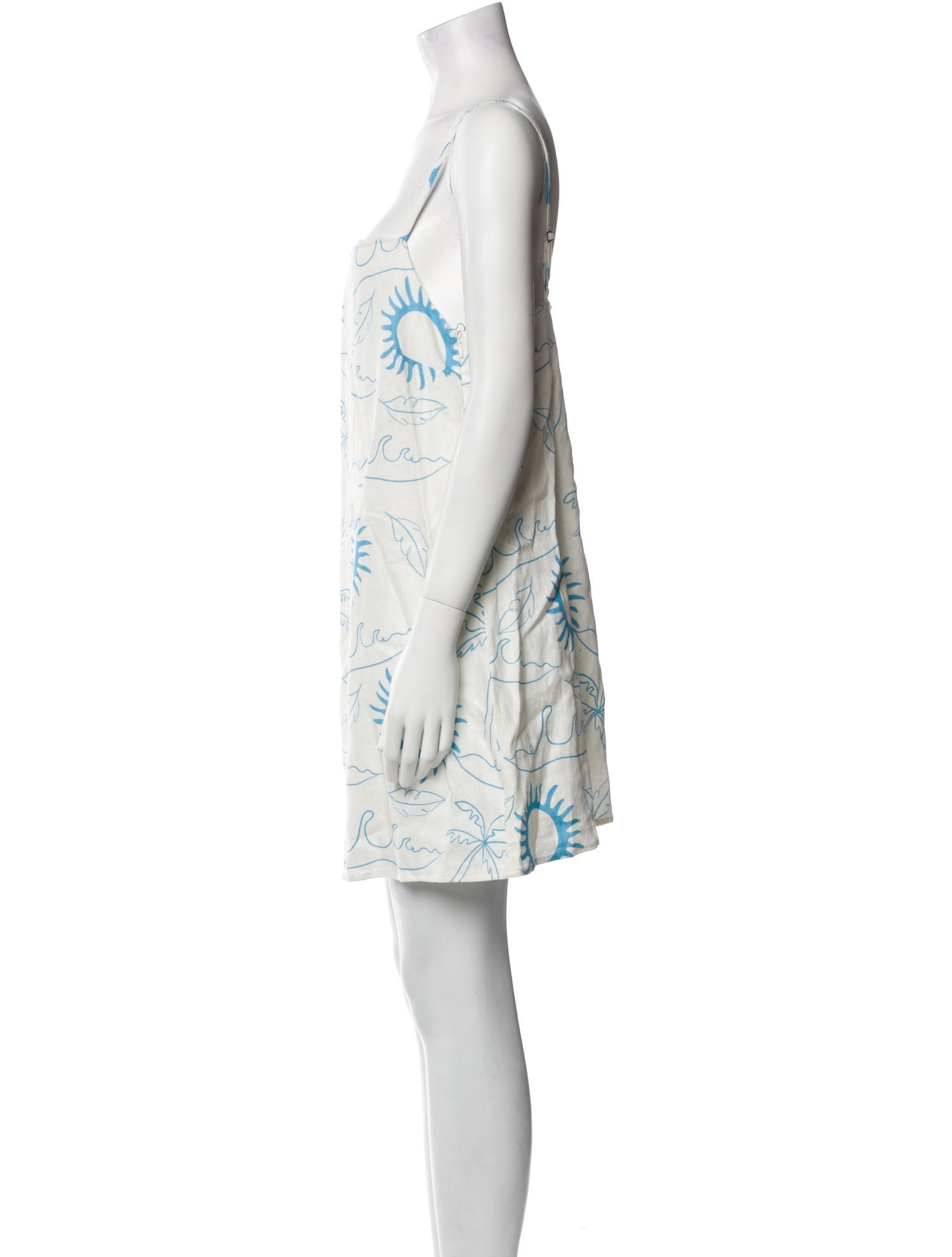 Electric & Rose Linen Mini Dress w/ Tags