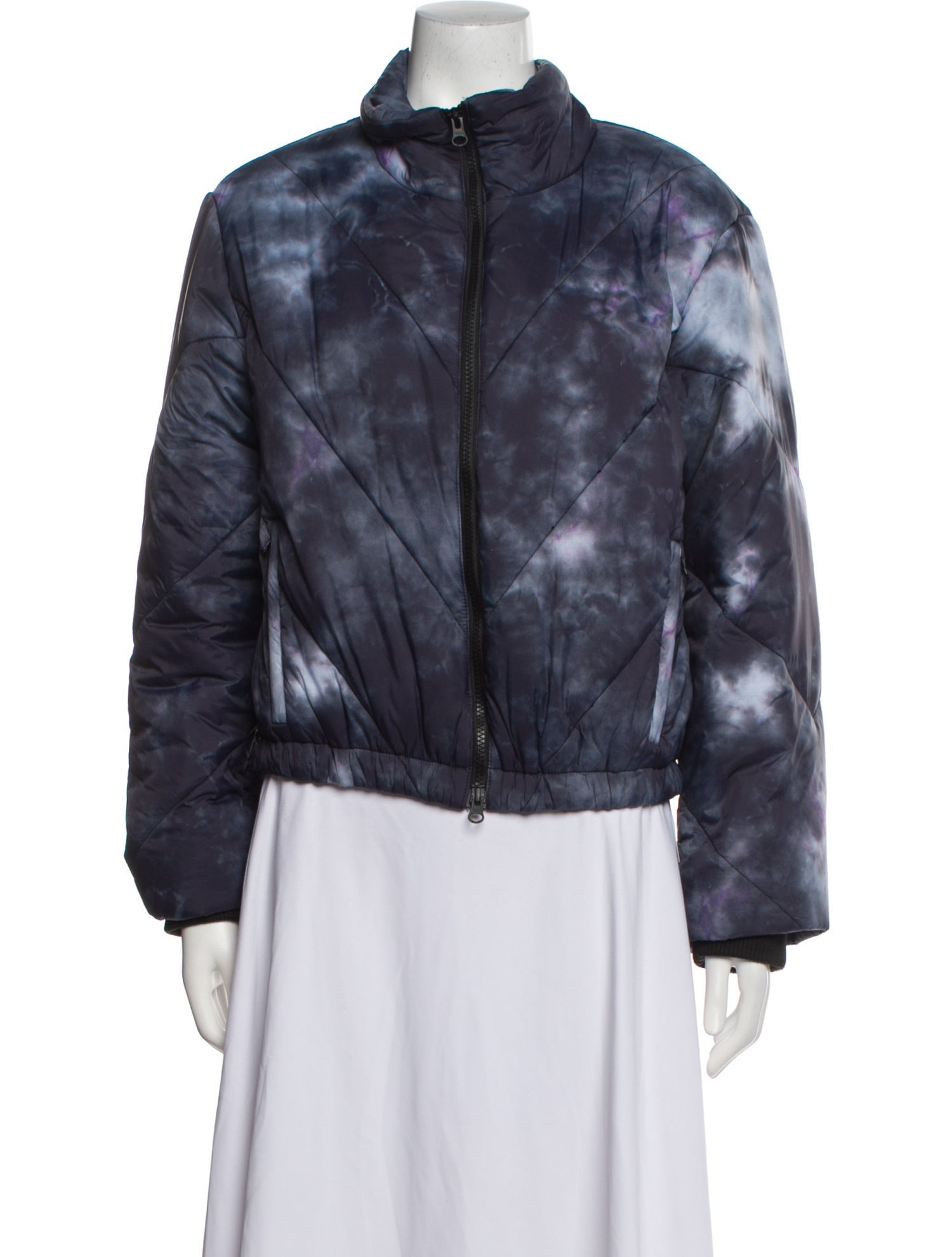 Electric & Rose Nylon Tie-Dye Print Jacket