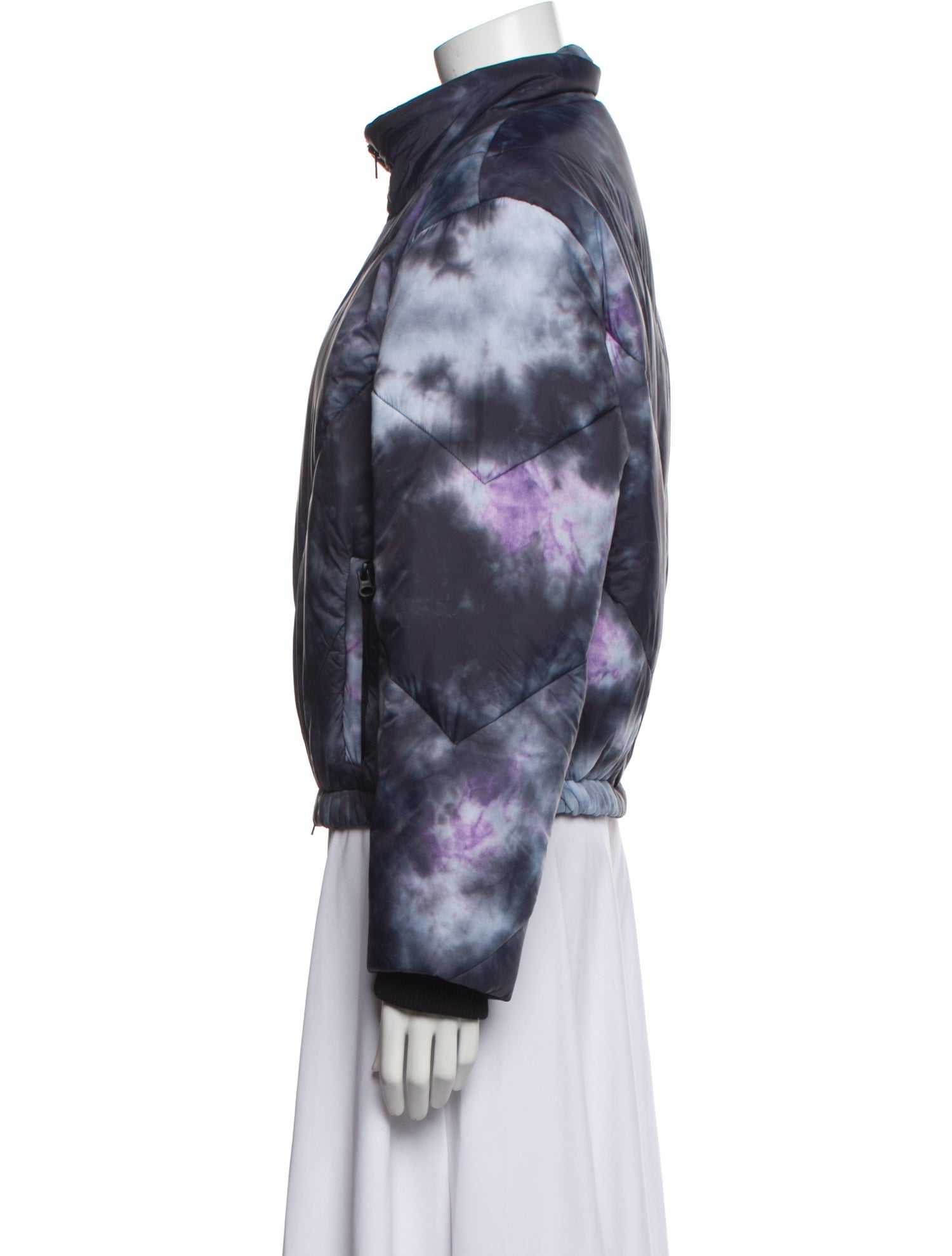 Electric & Rose Nylon Tie-Dye Print Jacket