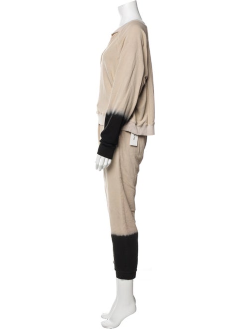 Electric & Rose Colorblock Pattern Pant Set