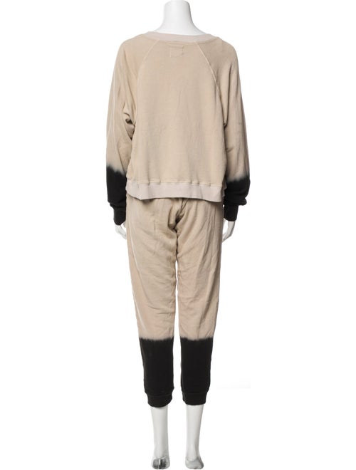 Electric & Rose Colorblock Pattern Pant Set