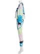 Electric & Rose Tie-Dye Print Distressed Accents Lounge Set