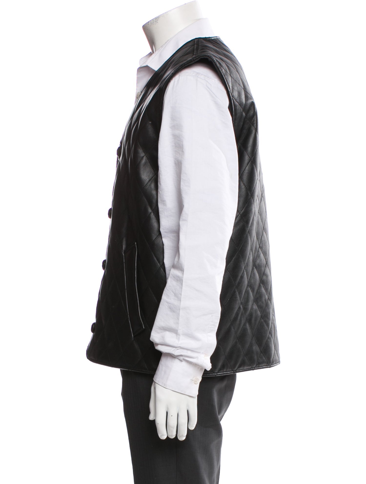 Ernest W. Baker Leather Vest