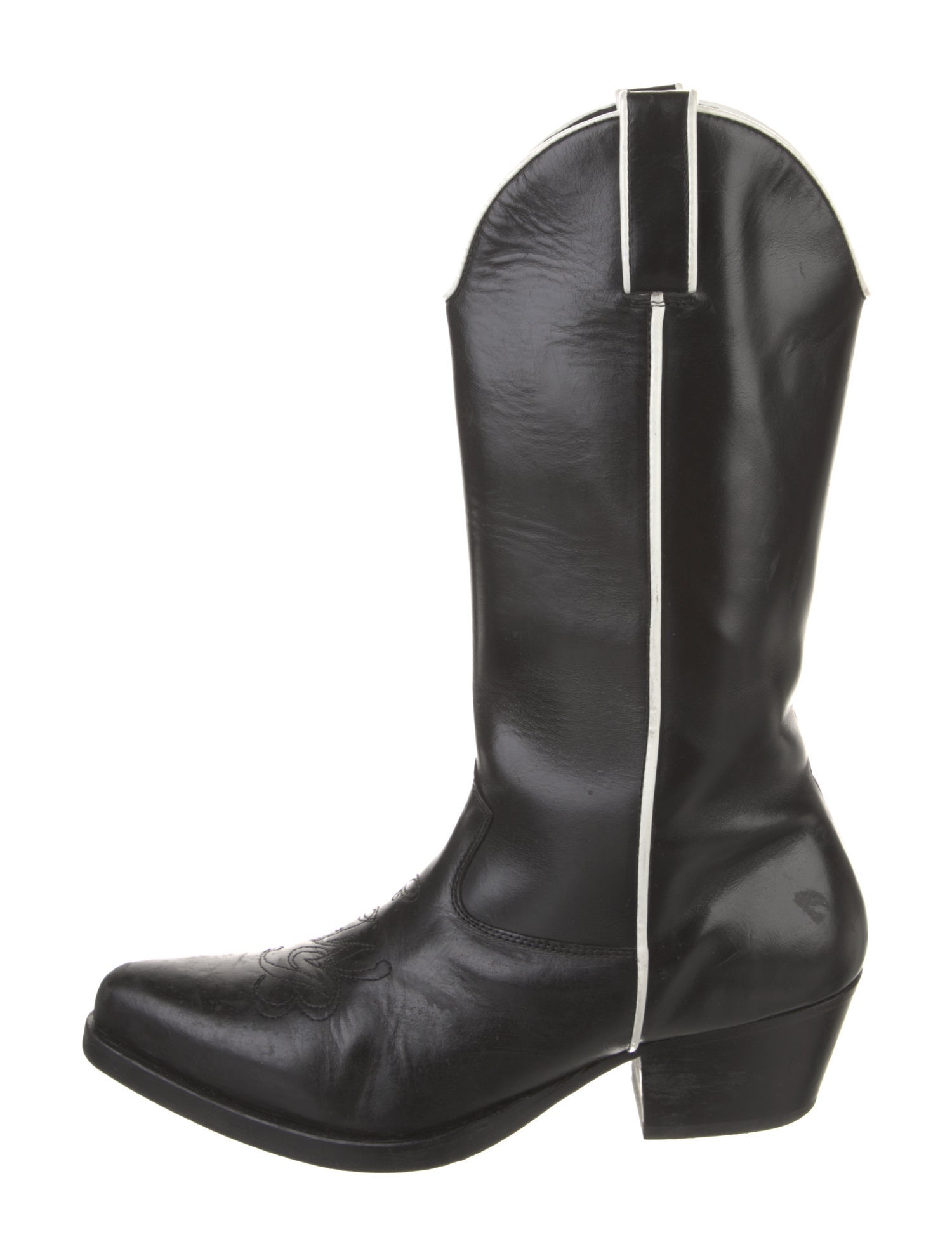 Ernest W. Baker Leather Western Boots