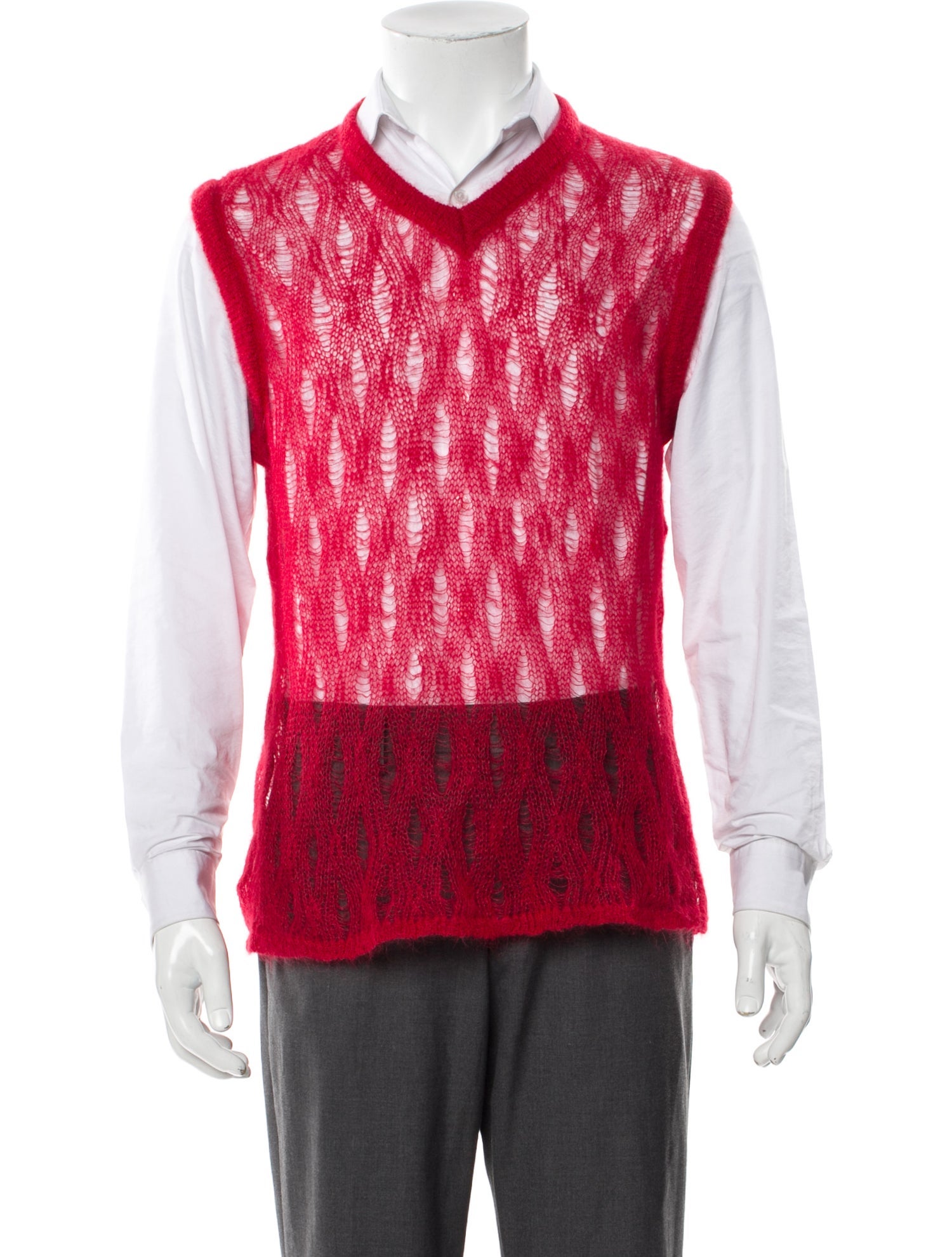Ernest W. Baker Printed V-Neck Sweater Vest