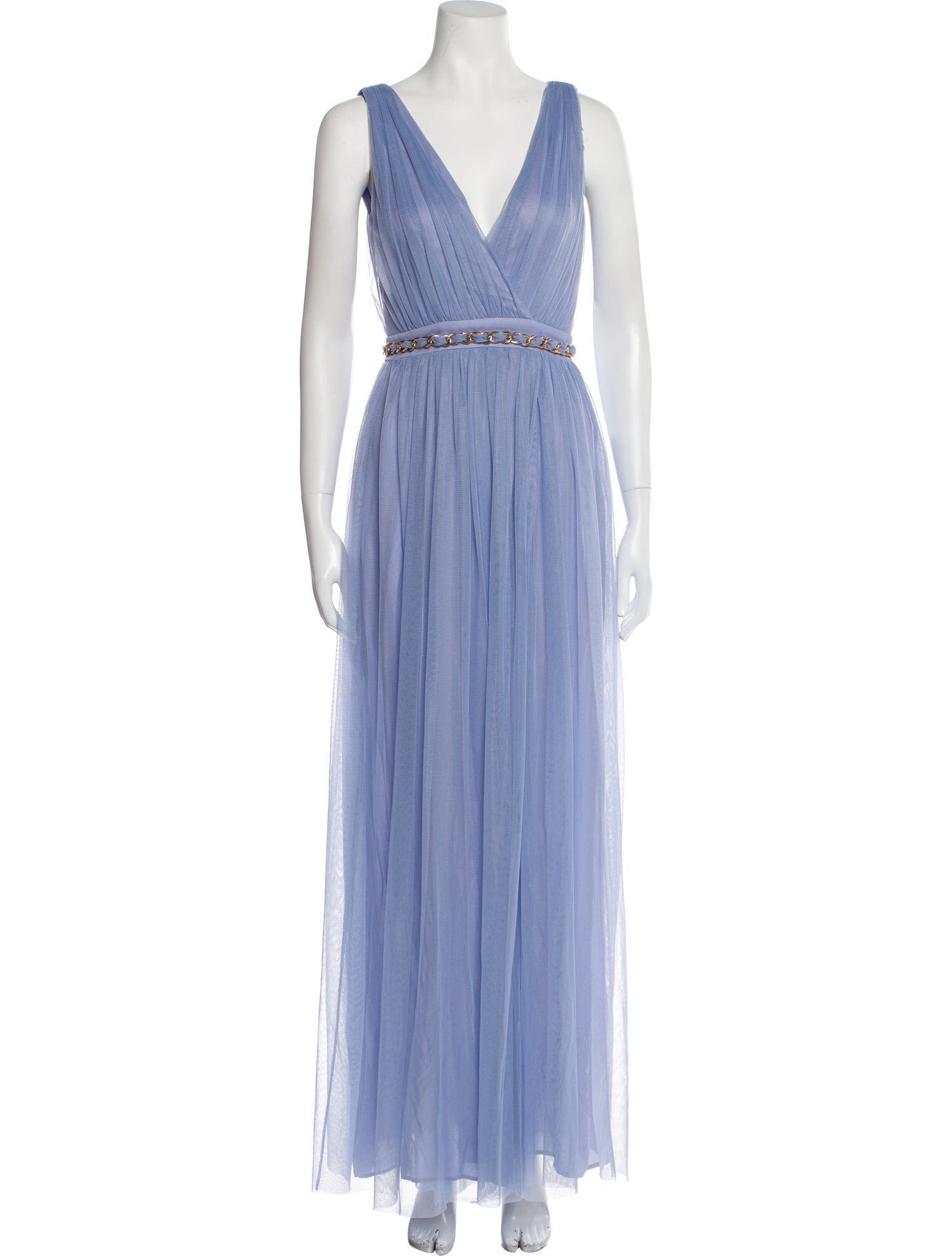 Ermanno Firenze V-Neck Long Dress