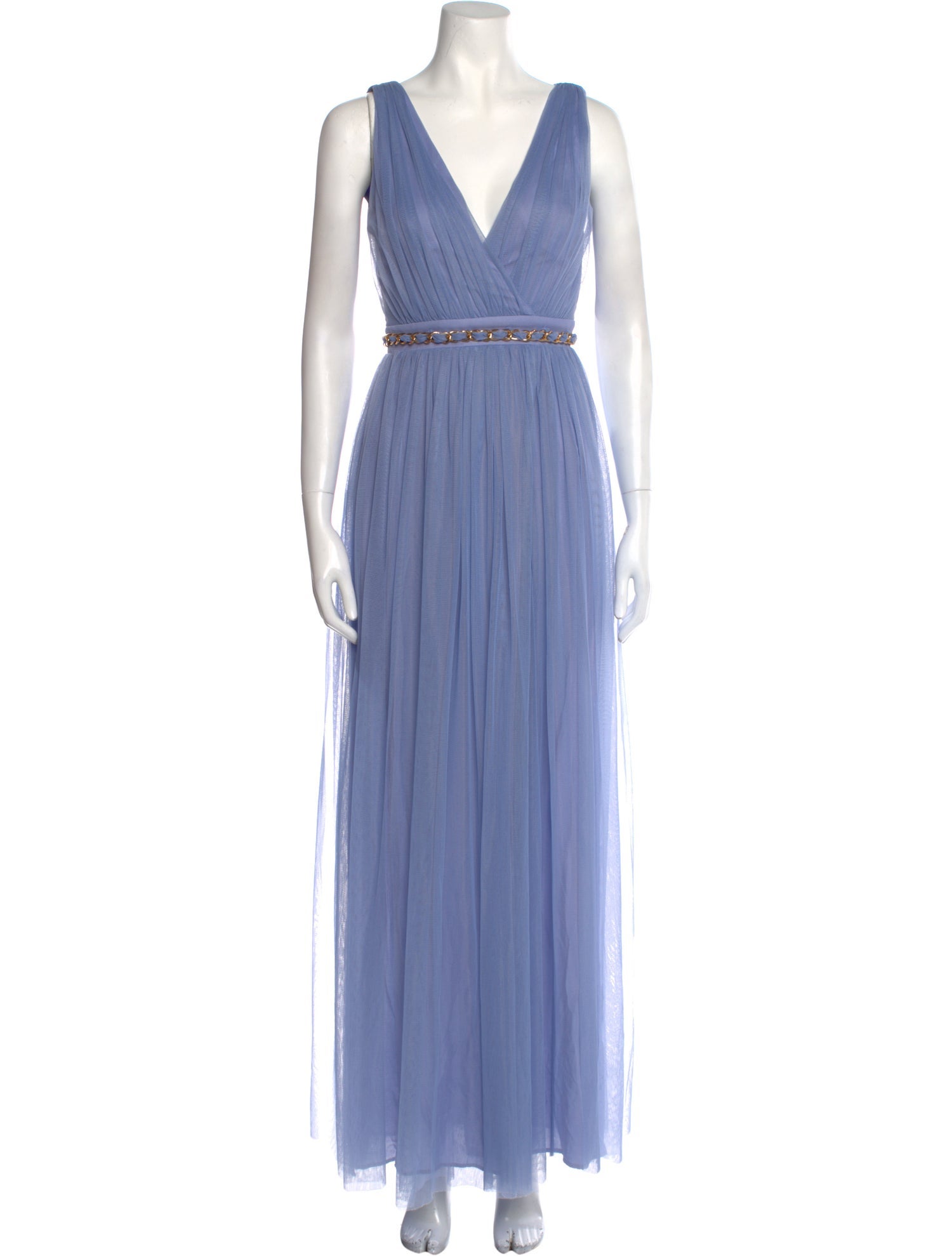 Ermanno Firenze V-Neck Long Dress