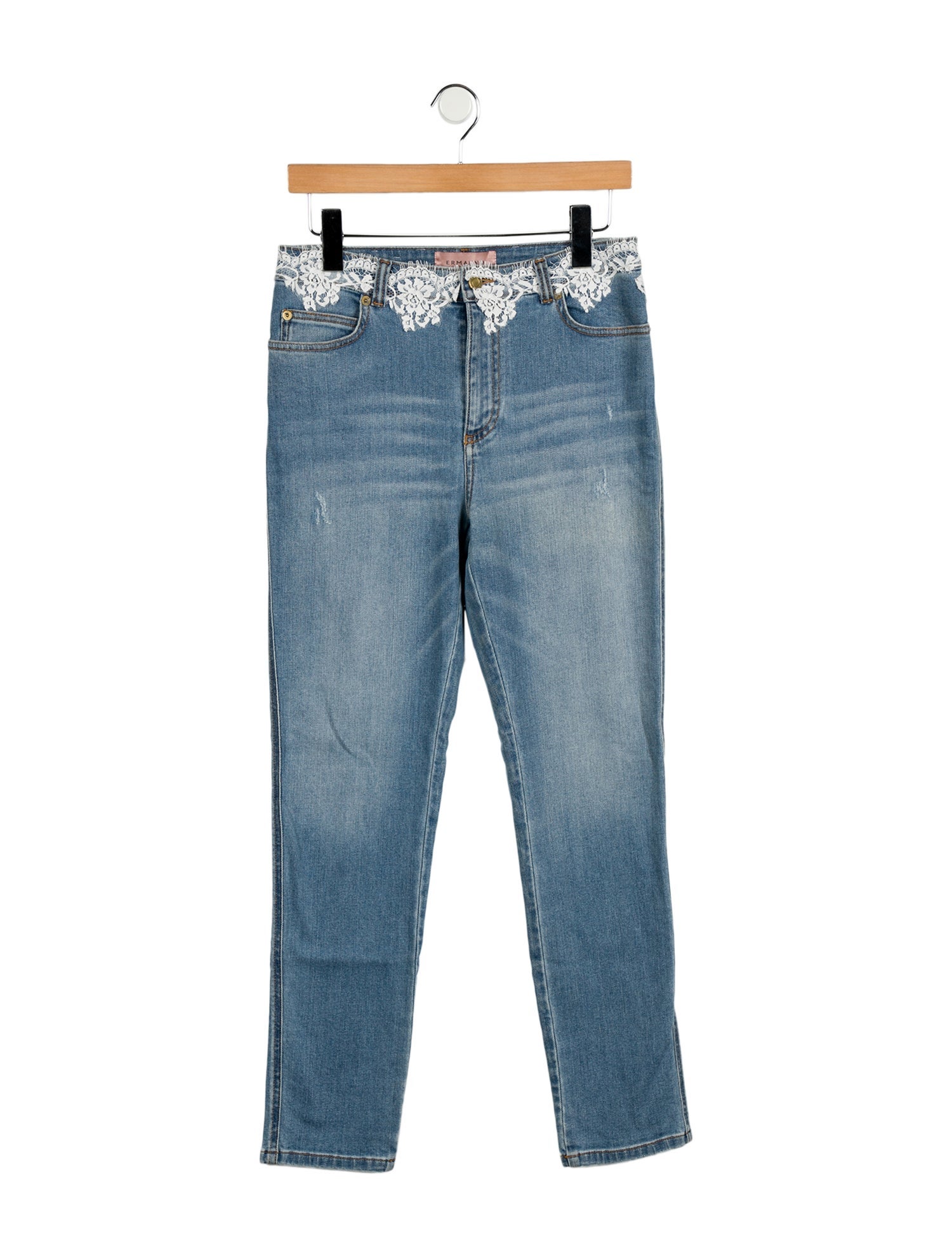 Ermanno Firenze Mid-Rise Straight Leg Jeans w/ Tags