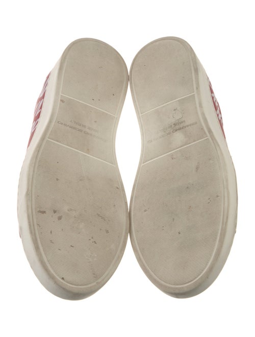 ERMANNO Ermanno Scervino Leather Graphic Print Sneakers