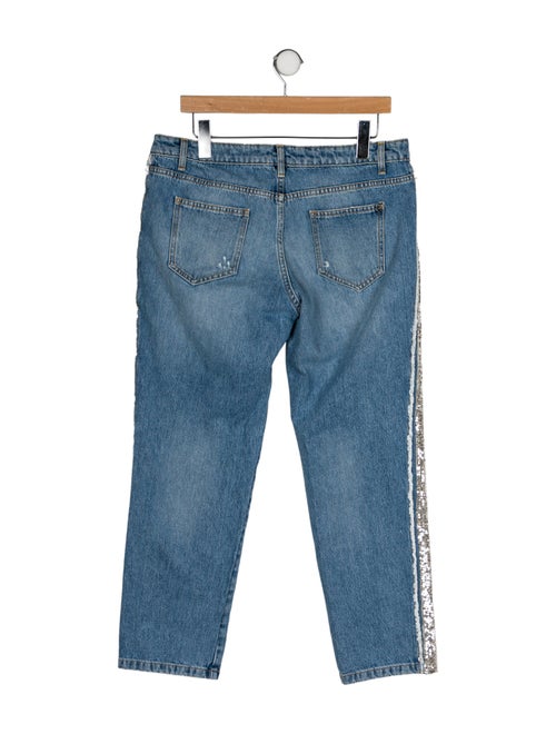 ERMANNO Ermanno Scervino Mid-Rise Straight Leg Jeans