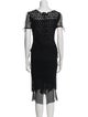 ERMANNO Ermanno Scervino Wool Mesh Accents Skirt Set