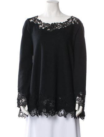ERMANNO Ermanno Scervino Wool Lace Pattern Sweater