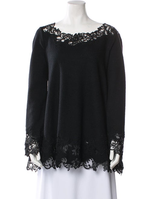 ERMANNO Ermanno Scervino Wool Lace Pattern Sweater