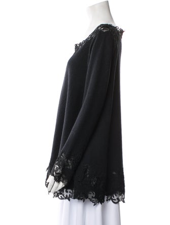ERMANNO Ermanno Scervino Wool Lace Pattern Sweater