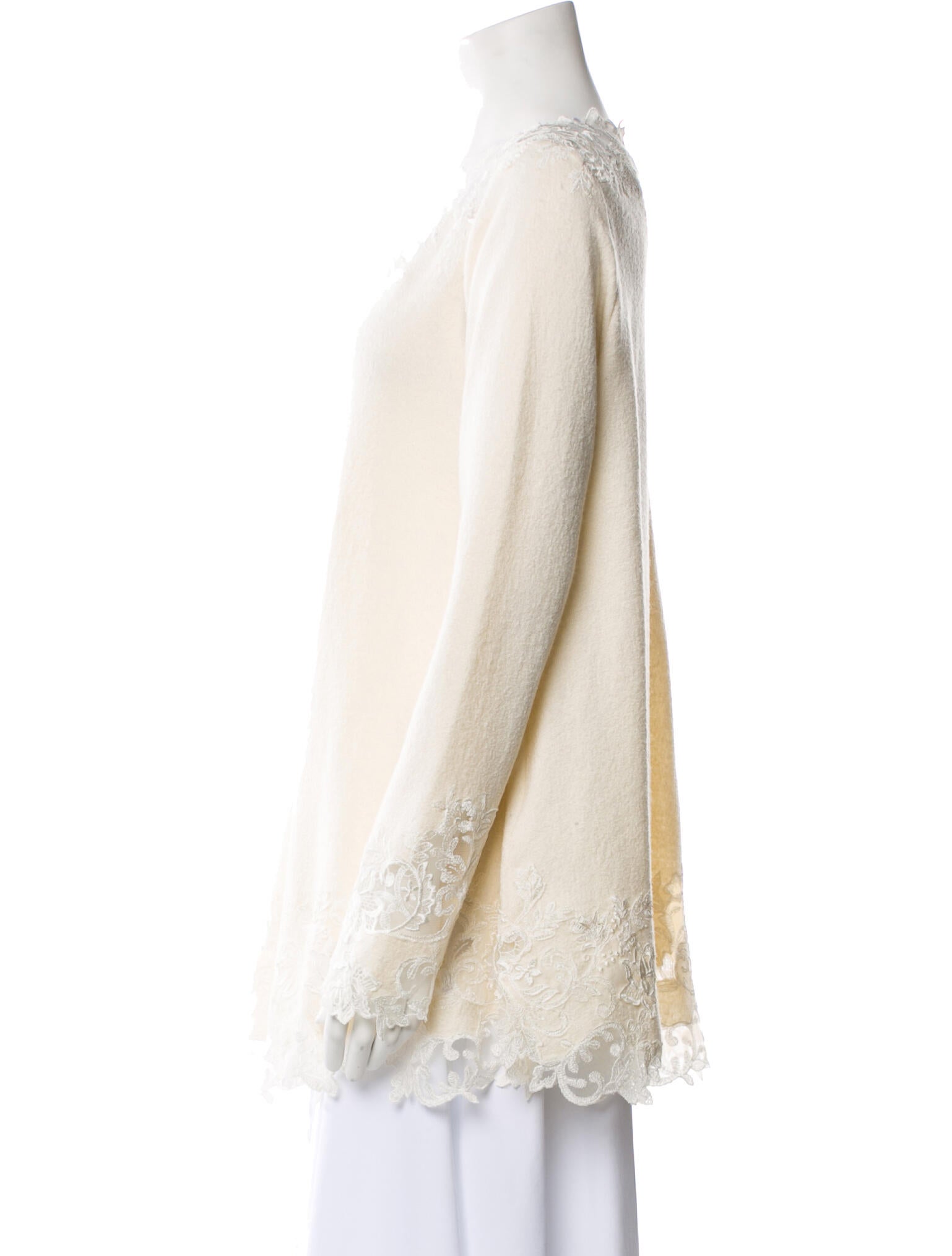 ERMANNO Ermanno Scervino Wool Scoop Neck Sweater