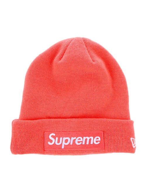 New Era x Supreme World Famous Beanie orange