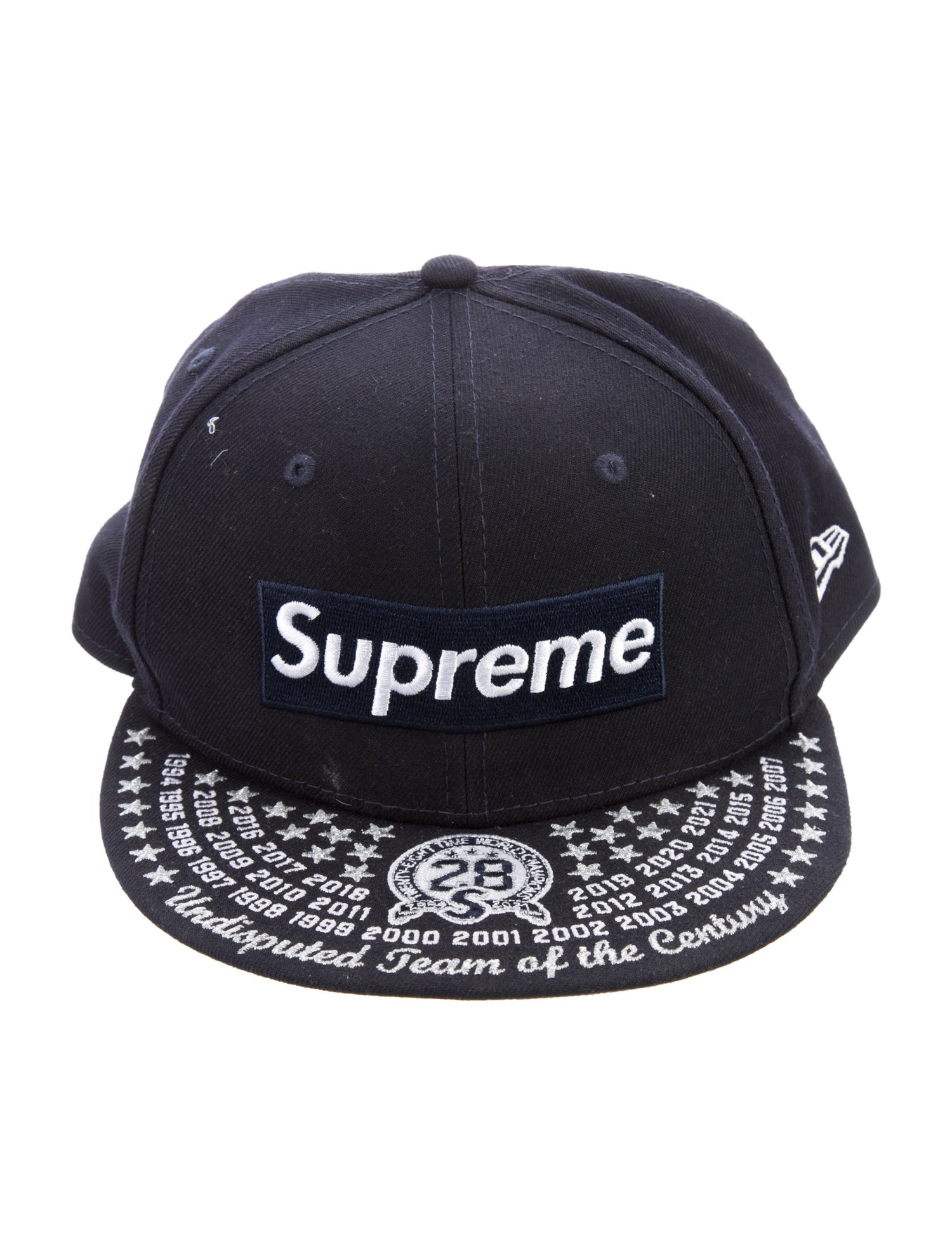 New Era x Supreme Undisputed Box Logo New Era Fitted Hat