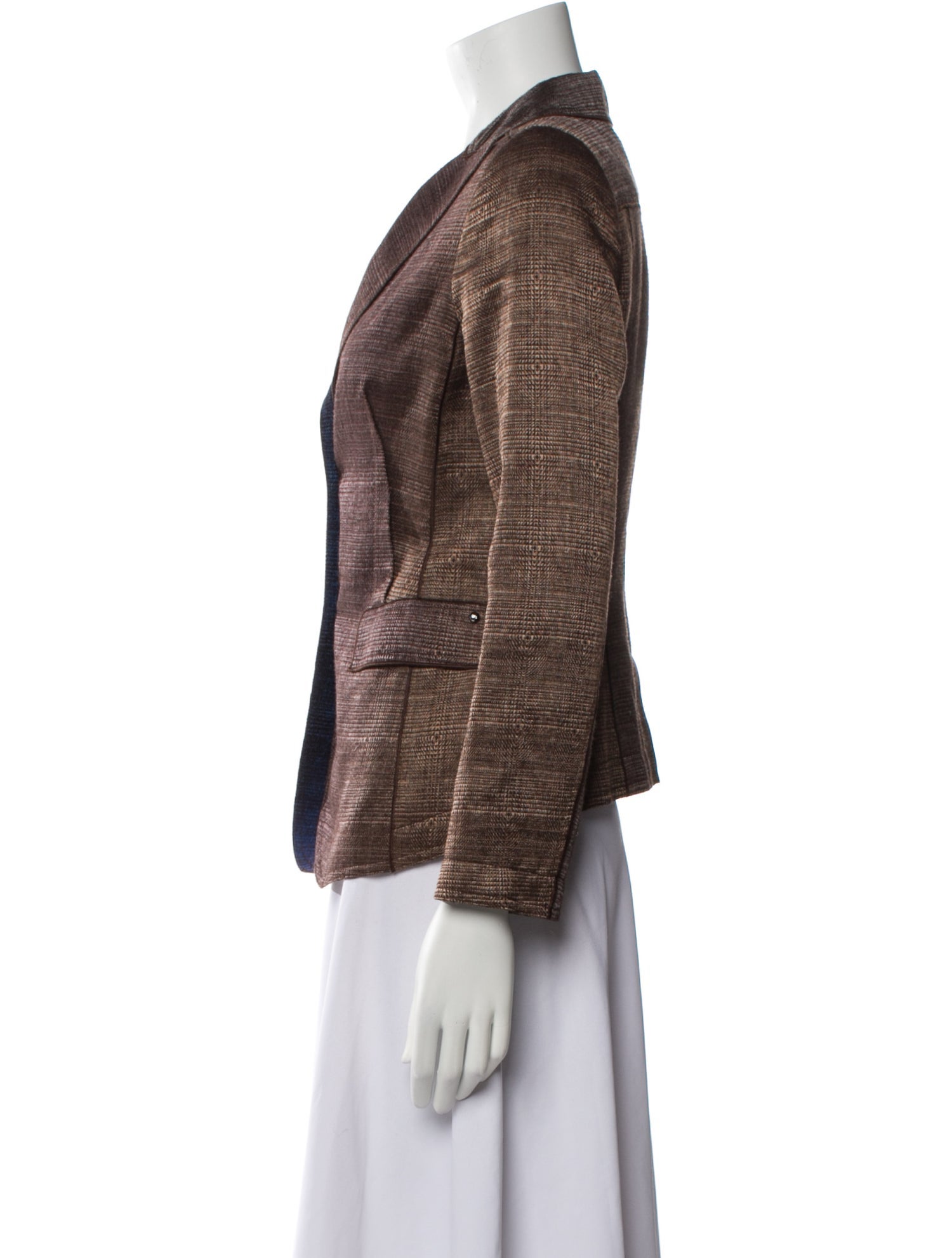 Escada Sport Colorblock Pattern Blazer