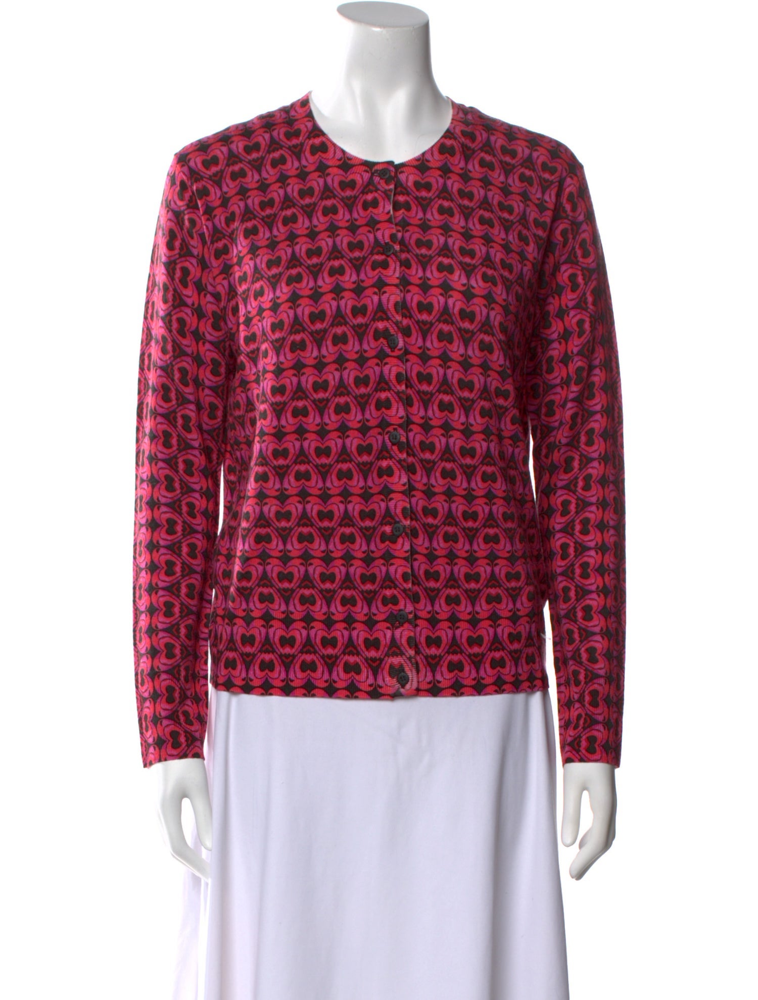 Escada Sport Virgin Wool Printed Sweater