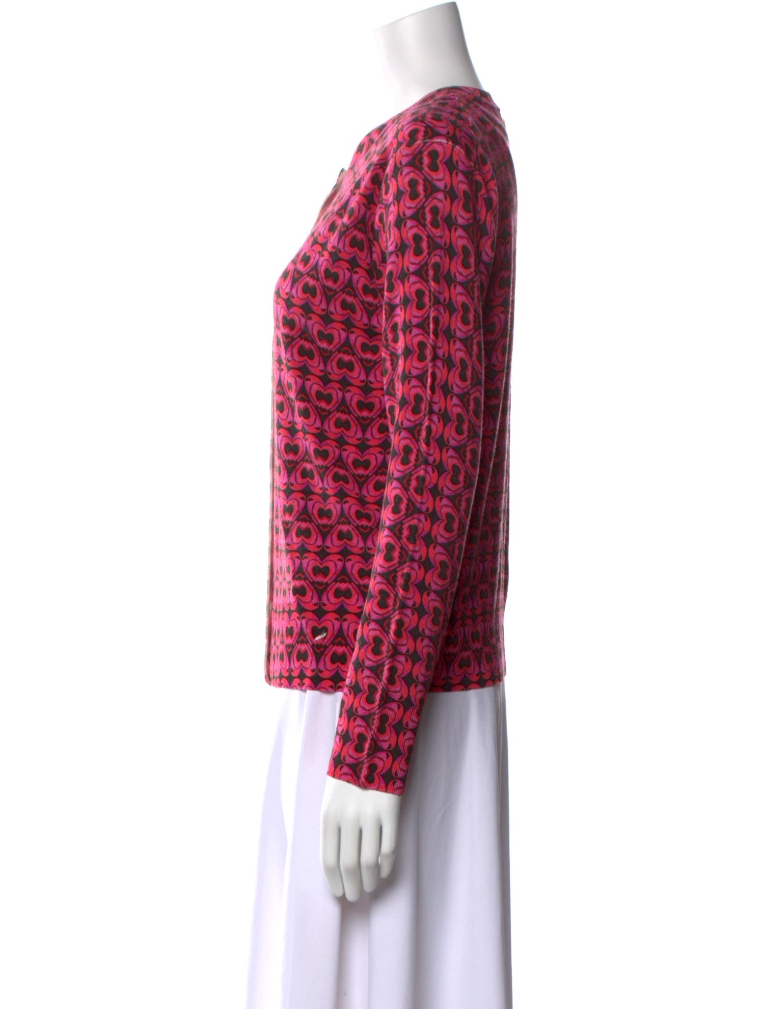 Escada Sport Virgin Wool Printed Sweater