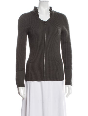 Escada Sport Knitwear Virgin Wool Scoop Neck Sweater S