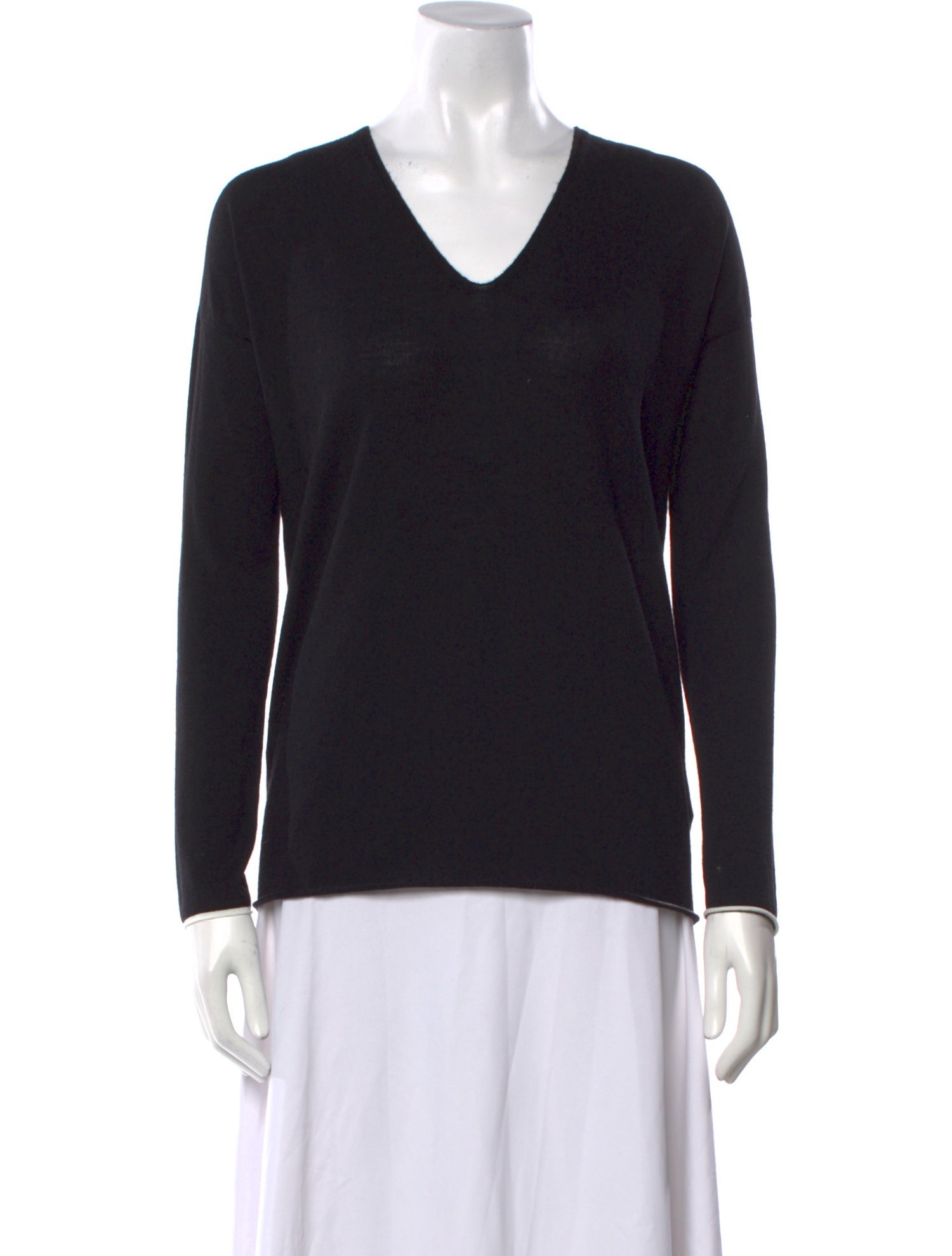 Escada Sport Virgin Wool V-Neck Sweater