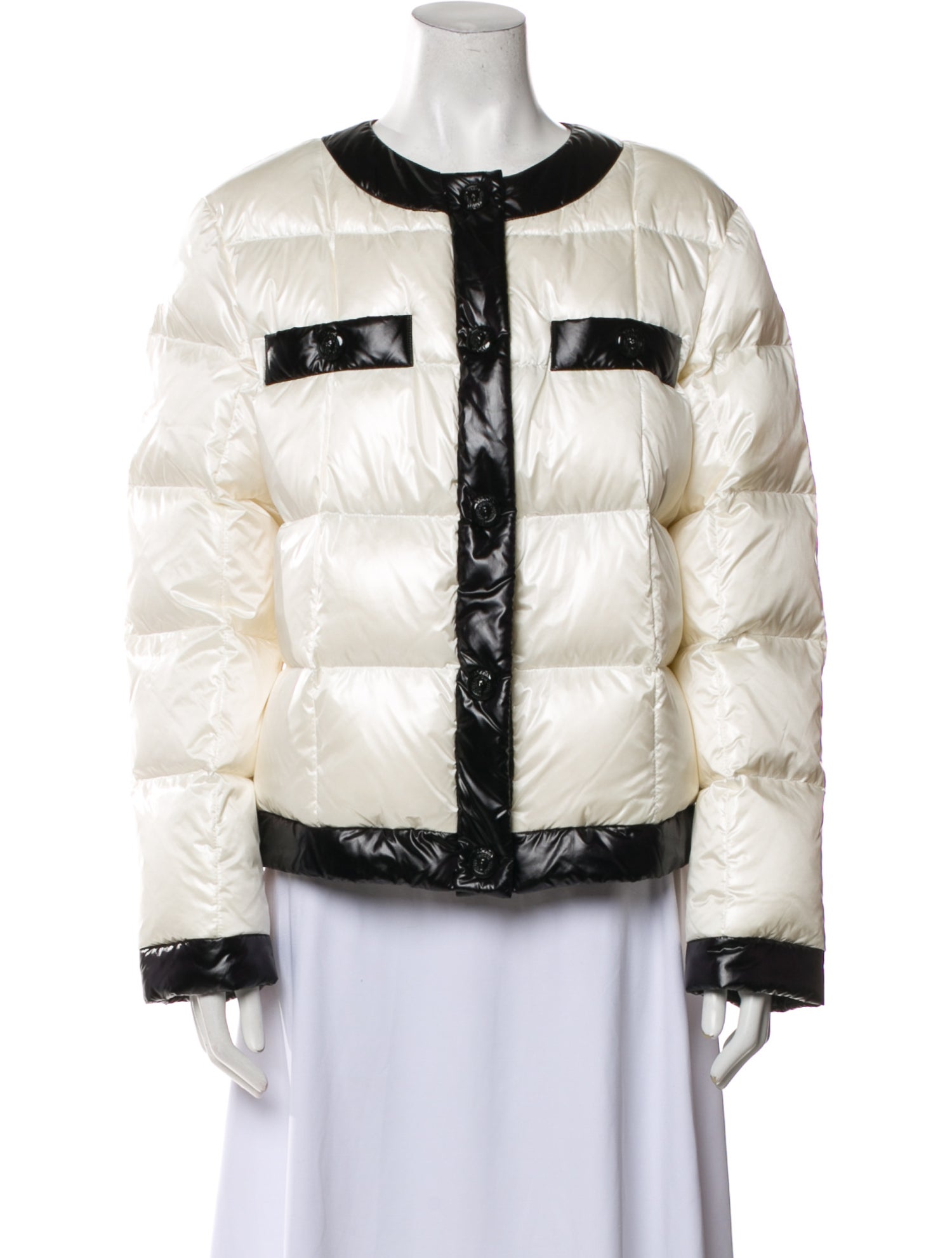 Escada Sport Colorblock Pattern Down Jacket w/ Tags