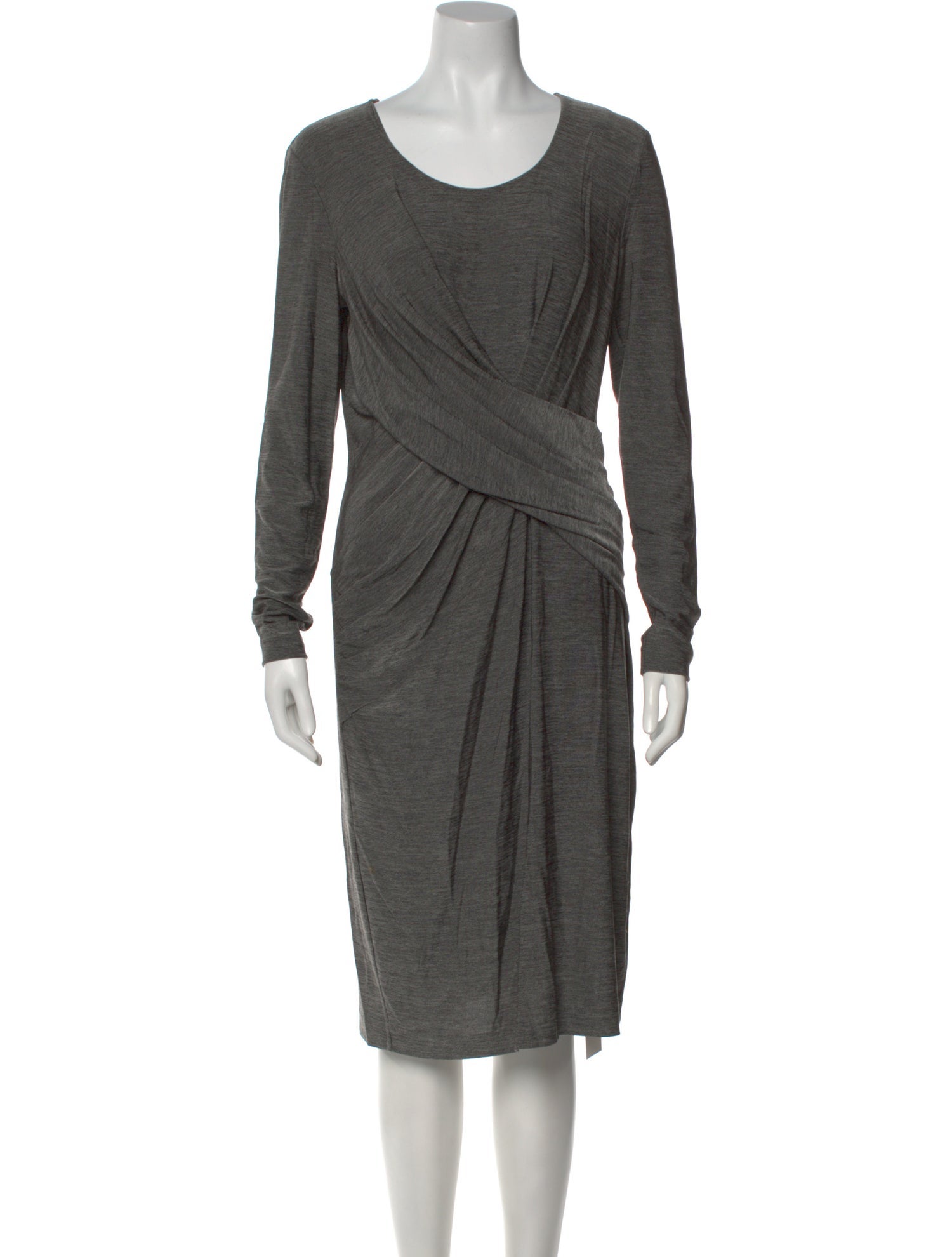 Escada Sport Scoop Neck Midi Length Dress